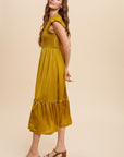 The Celine Smocked Midi Dress
