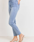 The Maddie Classic Slim Straight Jeans by Just Black Denim