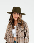 The Ariel Vegan Felt Rancher