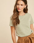 The Jory Heather Knit Top