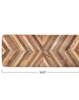 Chevron Mango Wood Cutting Board