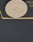 The Bria Crystal Pave Bar Necklace