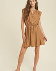 The Cara Ruffle Hem Mini Dress