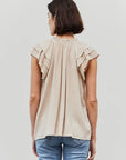 The Mandi Ruffle Top