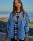The Bayley Distressed Denim Jacket