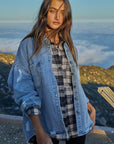 The Bayley Distressed Denim Jacket
