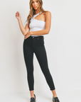 The Sara High Rise Cropped Skinny Jeans by Just Black Denim