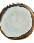 Gold Accented Ceramic Dish