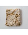 Mustard Tie Dye Throw