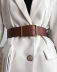 The Oversized Gold Buckle Belt