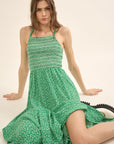The Dinah Floral Smocked Maxi Dress
