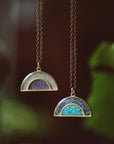 The Rainbow Crushed Gemstone Necklace