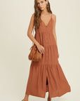 The Saya Button Down Maxi Dress