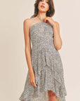 The Jaclyn Into the Wild Halter Dress