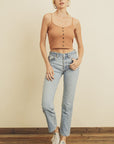 The Sophie Ribbed Crop Top