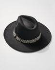 The Rhombus Print Panama Hat