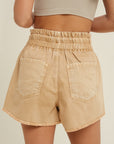 The Neda Denim Drawstring Shorts
