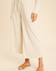 The Cherie Hacci Knit Cropped Lounge Pants