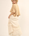 The Elena Floral Lace Maxi Skirt