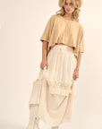 The Elena Floral Lace Maxi Skirt