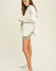 The Elina Corduroy Plaid Shacket