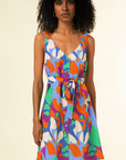 The Elora Abstract Mini Dress by FRNCH