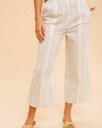 The Ember Stripe Linen Pants