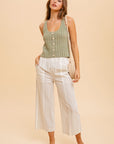 The Ember Stripe Linen Pants