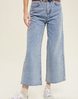 The Emery Wide Leg Denim Pants