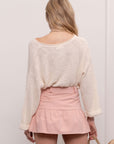 The Emma V-Neck Knit Pullover