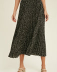 The Evyn Pleated Maxi Skirt