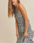 The Walk With Me Smocked Halter Top