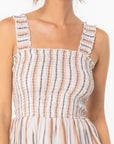 The Vanessa Smocked Peplum Top