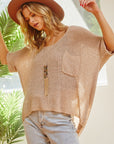 The Chantal Relaxed Half Sleeve Sweater