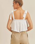 The Wait a Minute Ribbon Strap Cami