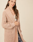 The Serena Plush Long Cardigan