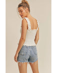 The Midnight Swim Smocked Tank