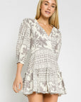 The Aleka Tropical Ruffle Dress
