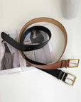 The Oversized Gold Buckle Belt