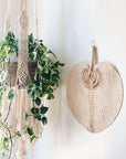 Hand-Woven Palm Leaf Fan