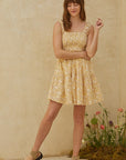 The Fiona Smocked Floral Dress