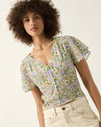 The Fiori Floral Chiffon Blouse