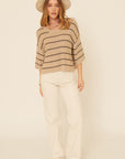 The Kelsee Striped Loose Sweater