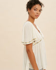 The Grace Embroidered Top