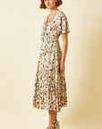 The Greta Floral Midi Dress