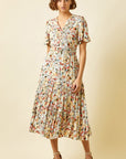The Greta Floral Midi Dress