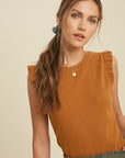 The Karla Casual Ruffle Tank
