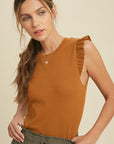 The Karla Casual Ruffle Tank