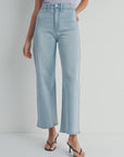The Hailey Light Denim Wide Leg Jeans
