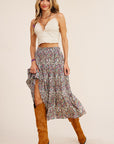 The Halle Floral Maxi Skirt